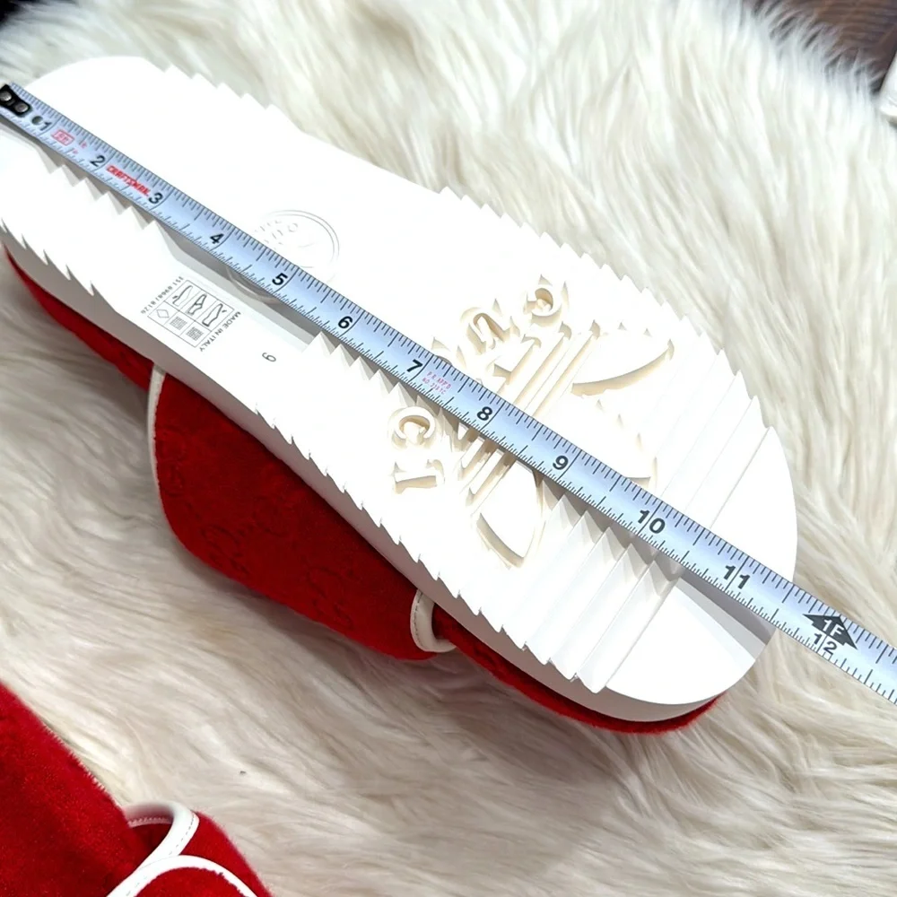 GUCCI x ADIDAS RARE Terry Cloth GG Monogram Sandals